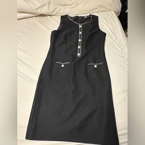 Vintage Karl Lagerfeld - size 8 dress black